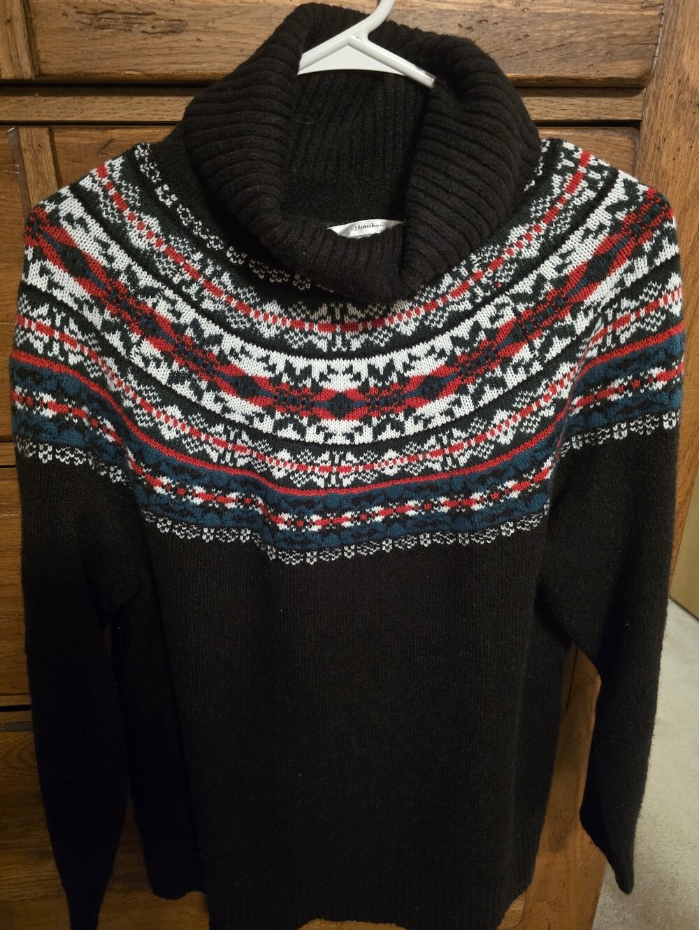 CJ Banks Black Turtleneck Sweater